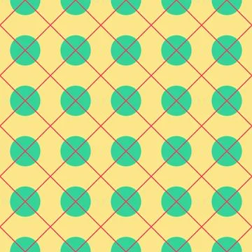 Seamless pattern with geometric shapes Stock Illustration