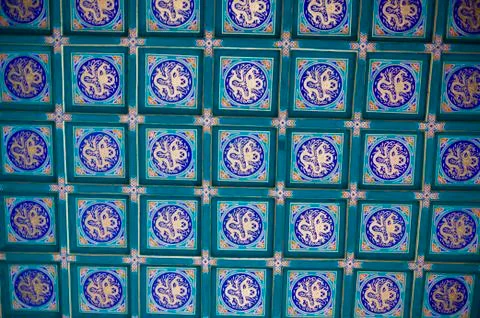Seamless pattern with geometric shapes Stock Photos