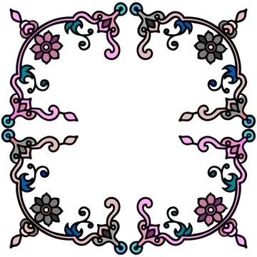 Seamless pattern with geometric shapes, vector illustration Stock Illustration