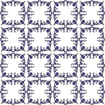 Seamless pattern with geometric shapes, vector illustration Stock Illustration