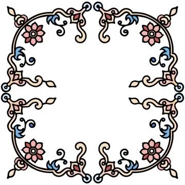Seamless pattern with geometric shapes, vector illustration Stock Illustration