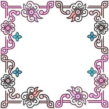 Seamless pattern with geometric shapes, vector illustration Stock Illustration