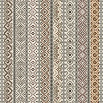 Seamless pattern with geometric shapes, vector illustration Stock-Illustration