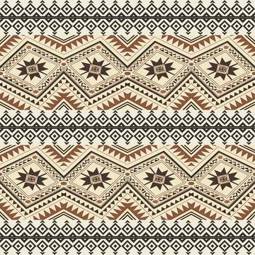 Seamless pattern with geometric shapes, vector illustration Stock Illustration