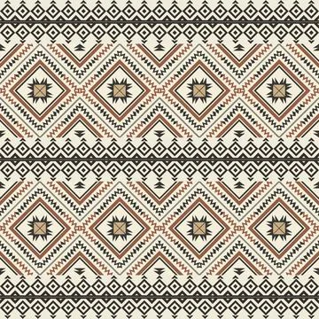Seamless pattern with geometric shapes, vector illustration Stock Illustration