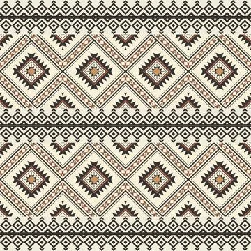 Seamless pattern with geometric shapes, vector illustration Stock Illustration