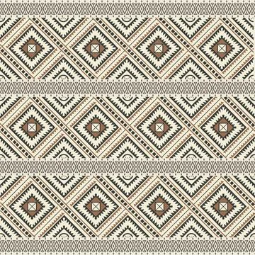 Seamless pattern with geometric shapes, vector illustration Stock Illustration