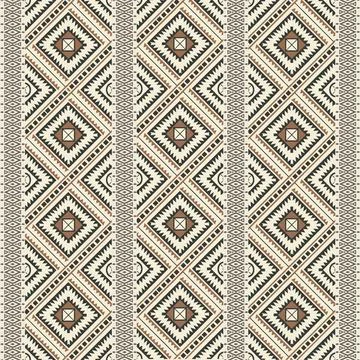 Seamless pattern with geometric shapes, vector illustration Stock Illustration