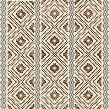 Seamless pattern with geometric shapes, vector illustration Stock Illustration