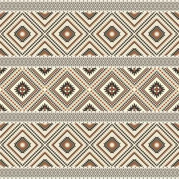 Seamless pattern with geometric shapes, vector illustration Stock Illustration