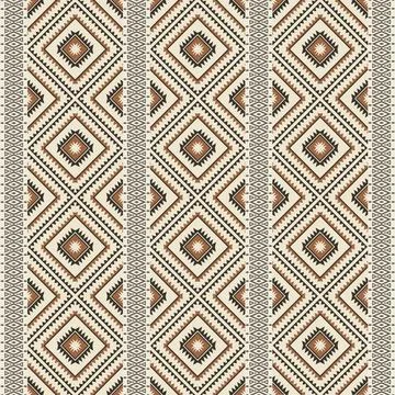 Seamless pattern with geometric shapes, vector illustration Stock Illustration