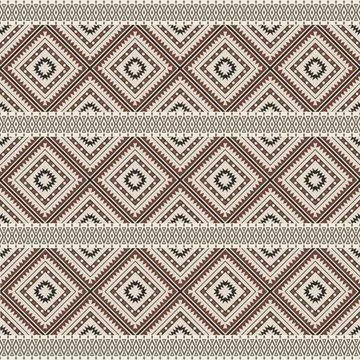 Seamless pattern with geometric shapes, vector illustration Stock Illustration