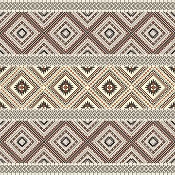 Seamless pattern with geometric shapes, vector illustration Stock Illustration