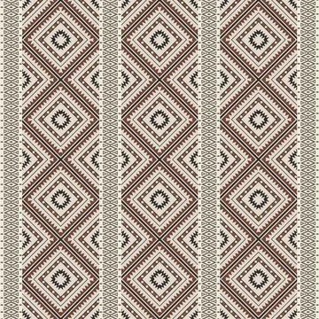 Seamless pattern with geometric shapes, vector illustration Stock Illustration