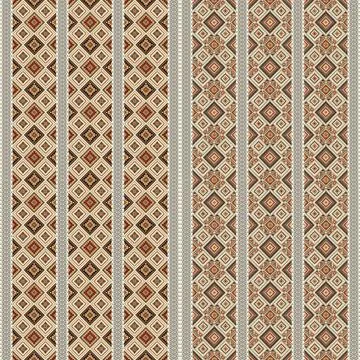 Seamless pattern with geometric shapes, vector illustration Stock Illustration