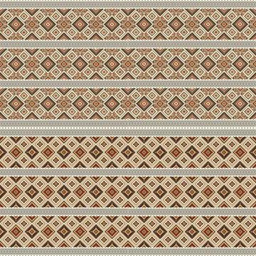 Seamless pattern with geometric shapes, vector illustration Stock Illustration