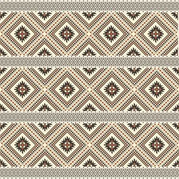 Seamless pattern with geometric shapes, vector illustration Stock Illustration