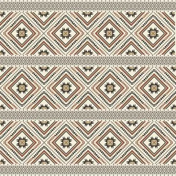Seamless pattern with geometric shapes, vector illustration Stock Illustration