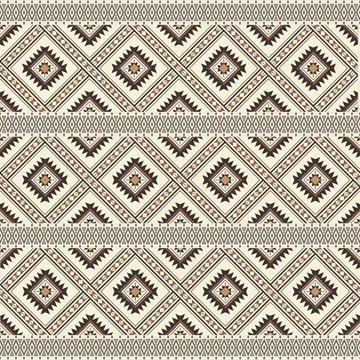 Seamless pattern with geometric shapes, vector illustration Stock Illustration