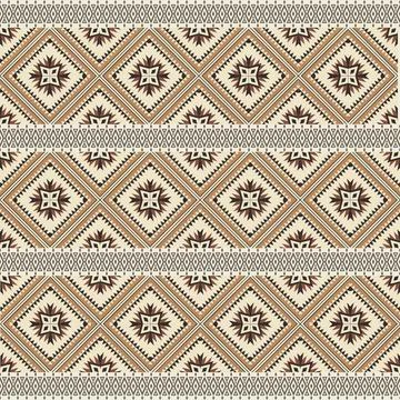 Seamless pattern with geometric shapes, vector illustration Stock Illustration