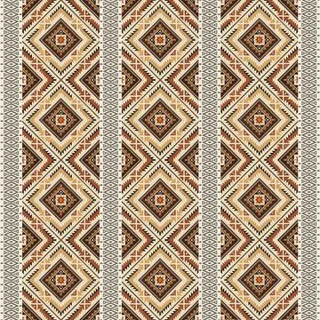 Seamless pattern with geometric shapes, vector illustration Stock Illustration