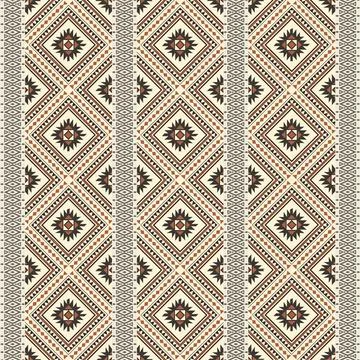 Seamless pattern with geometric shapes, vector illustration Stock Illustration