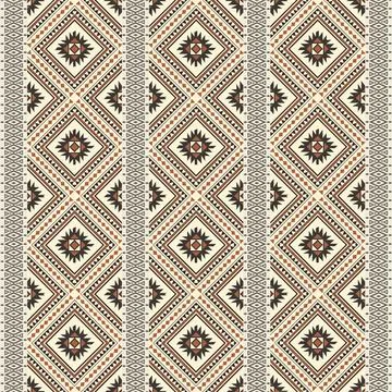 Seamless pattern with geometric shapes, vector illustration Stock Illustration