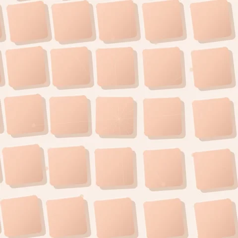 Seamless Pattern of Geometric Square Shapes, Minimalist Texture Background Stock Footage 347810094