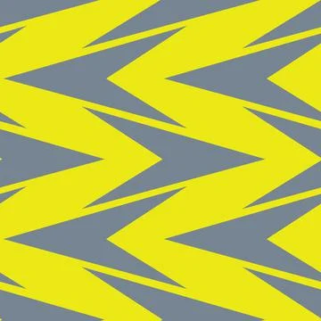 Seamless pattern, geometric triangle gray yellow gold, illustration for texti Stock Illustration