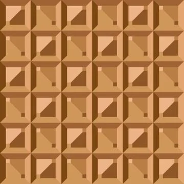 Seamless pattern - geometric vintage square texture. polygonal brown graphic  Illustrazione stock