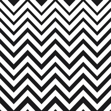 Seamless pattern with geometric zigzag lines. Repeating minimalistic textur.. Illustrazione stock