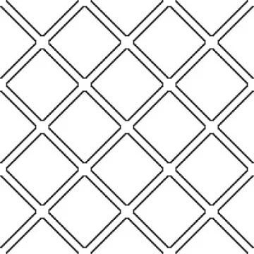 Seamless pattern with geometrical figures Stock Illustration