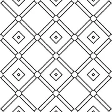 Seamless pattern with geometrical figures Illustrazione stock