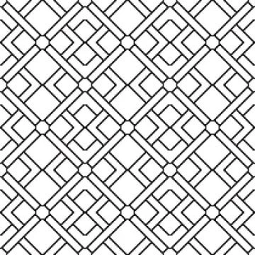 Seamless pattern with geometrical figures Stock Illustration