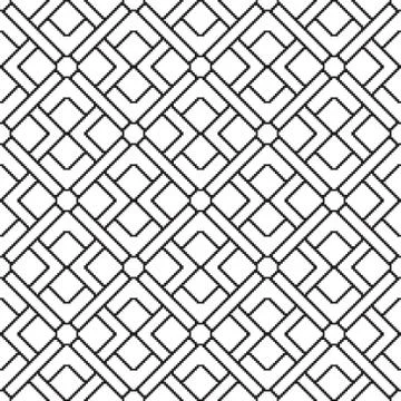 Seamless pattern with geometrical figures Stock Illustration