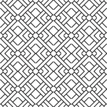 Seamless pattern with geometrical figures Illustrazione stock