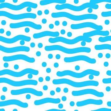 Seamless pattern with geometrical shapes. Modern stylish texture Stock Illustration