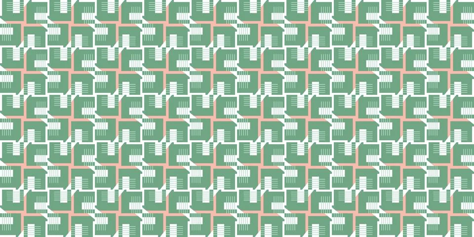 Seamless Pattern geometrical texture, background vector Stock Illustration