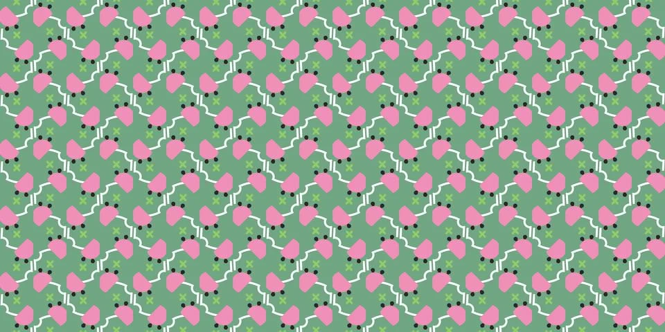 Seamless Pattern geometrical texture, background vector Stock-Illustration