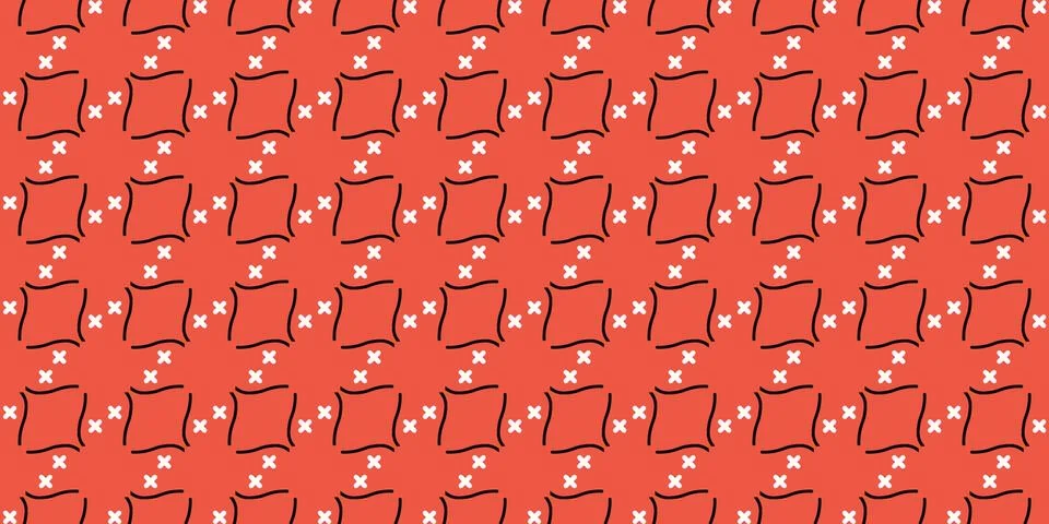 Seamless Pattern geometrical texture, background vector Stock Illustration