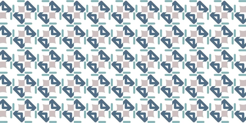 Seamless Pattern geometrical texture, background vector Stock-Illustration