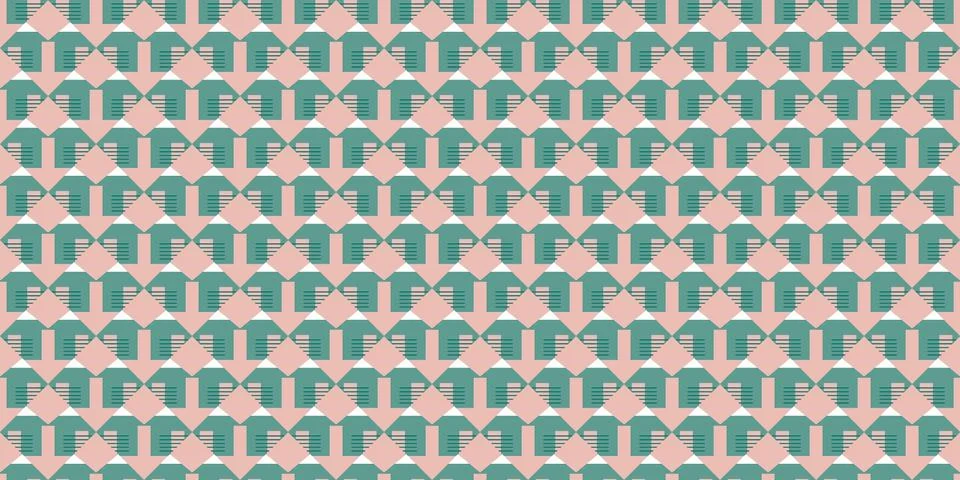 Seamless Pattern geometrical texture, background vector Stock Illustration