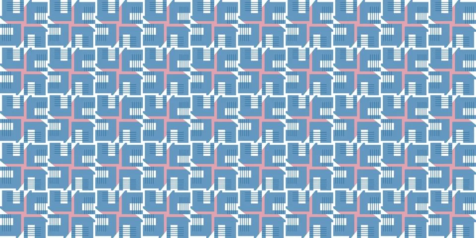 Seamless Pattern geometrical texture, background vector Stock Illustration