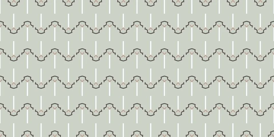 Seamless Pattern geometrical texture, background vector 库存插图