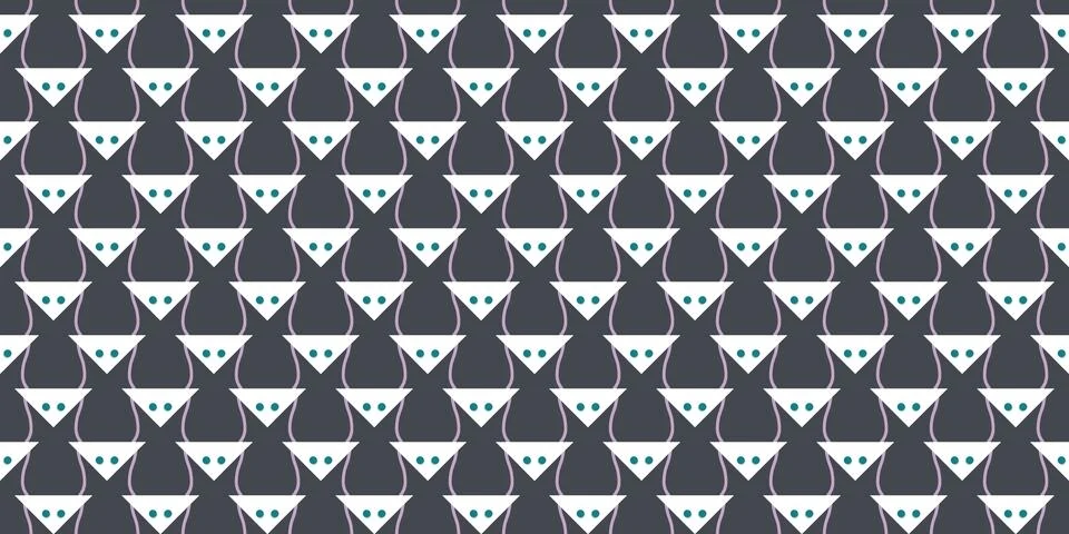 Seamless Pattern geometrical texture, background vector Illustrazione stock