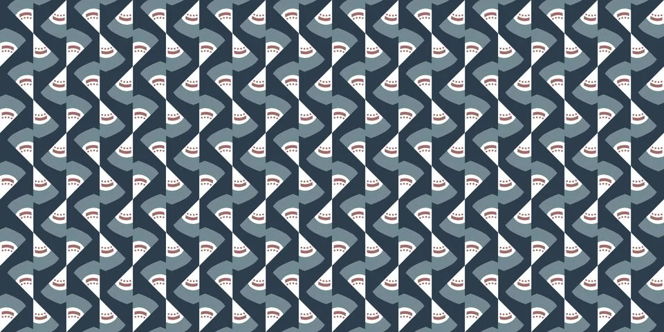 Seamless Pattern geometrical texture, background vector Illustrazione stock