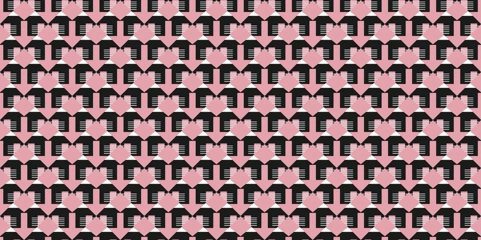 Seamless Pattern geometrical texture, background vector Illustrazione stock