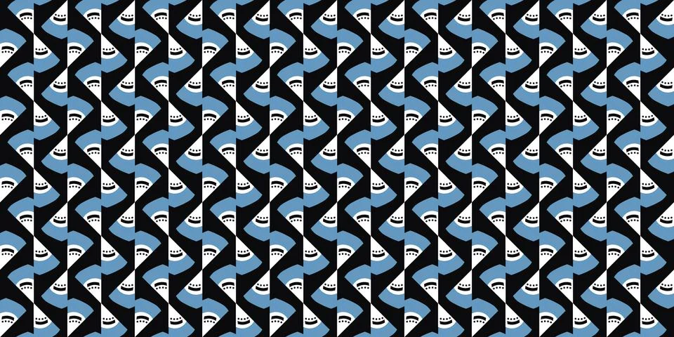 Seamless Pattern geometrical texture, background vector Stock-Illustration