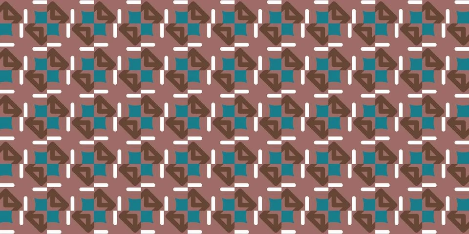 Seamless Pattern geometrical texture, background vector Stock Illustration