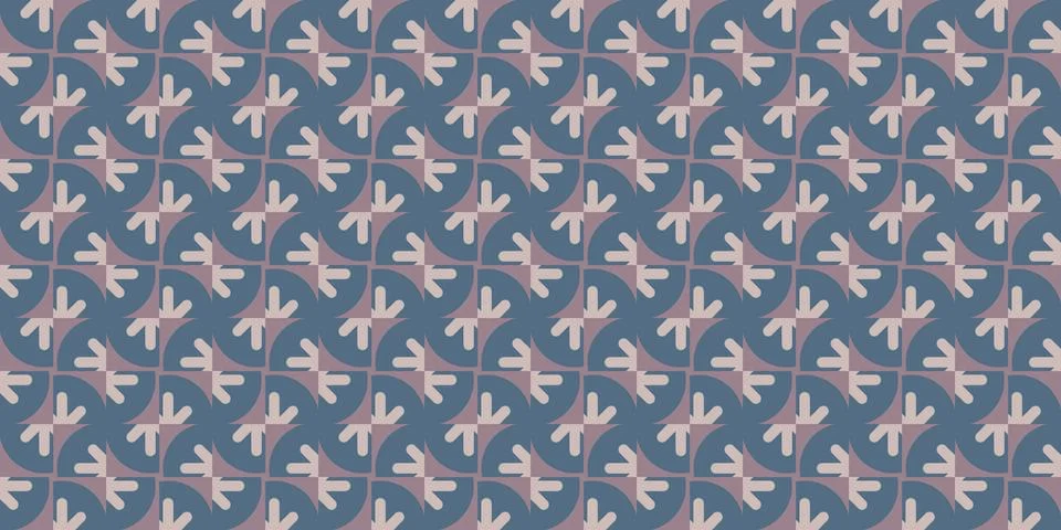 Seamless Pattern geometrical texture, background vector 库存插图